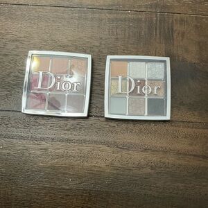 Set of 2 Dior Backstage Eyeshadow Palettes with Shimmer and Matte Finishes